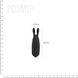 Віброкуля Adrien Lastic Pocket Vibe Rabbit Black зі стимулювальними вушками AD33499 фото 4