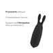 Віброкуля Adrien Lastic Pocket Vibe Rabbit Black зі стимулювальними вушками AD33499 фото 5