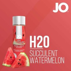 Змазка на водній основі System JO H2O — Watermelon (60 мл) без цукру, рослинний гліцерин SO5226 фото