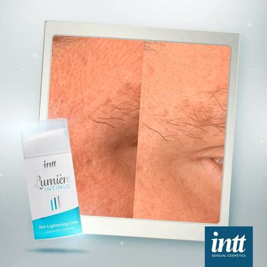 Крем для осветления кожи Intt Lumiere (15 мл) для всего тела и интимных зон, накопительный эффект SO3509 фото