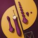 Мультифункціональний вібратор Zalo — Bess 2 Velvet Purple, 4 насадки, підігрів SO8237 фото 1