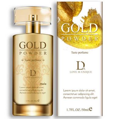 Інтимні парфуми для чоловіків "Gold Powder" з феромонами та золотим порошком 50 мл X0000729 фото