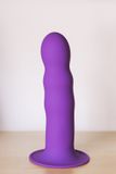 Дилдо з присоскою Adrien Lastic Hitsens 3 Purple, відмінно для страпона, діам. 4,1см, довжина 18,2см AD24023 фото