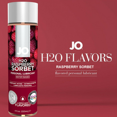 Смазка на водной основе System JO H2O — Raspberry Sorbet (120 мл) без сахара, растительный глицерин SO1671 фото