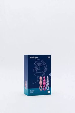 Набор анальных игрушек Satisfyer Plugs colored (set of 3) - Booty Call, макс. диаметр 3 см SO2324 фото