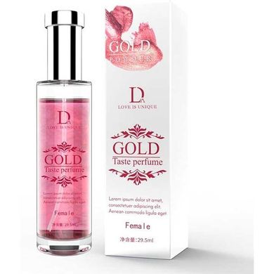 Інтимні парфуми для жінок "Gold Powder" з феромонами та перламутровим порошком 29,5 мл - Рожевий X0000821 фото