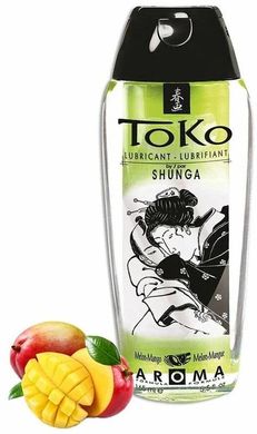 Лубрикант на водній основі Shunga Toko AROMA - Melon Mango (165 мл), не містить цукру SO2534 фото