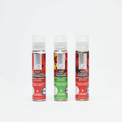 Набір System JO Tri-Me Triple Pack — Flavors (3×30 мл) три різні смаки оральних змазок SO2840 фото