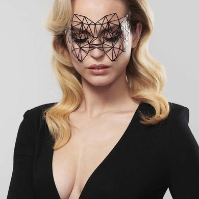 Маска на обличчя Bijoux Indiscrets - Kristine Mask, вінілова, клейове кріплення, без зав'язок SO2333 фото