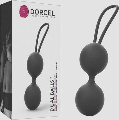 Вагінальні кульки Dorcel Dual Balls Black, діаметр 3,6 см, вага 55гр SO3089 фото
