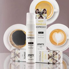 Стимулирующий гель EXSENS Kissable Hot Vanilla Espresso 15мл можно для поцелуев, охлаждающий SO2368 фото
