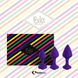 Набір силіконових анальних пробок FeelzToys - Bibi Butt Plug Set 3 pcs Purple SO5064 фото 5