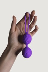 Вагінальні кульки Adrien Lastic Geisha Lastic Balls BIG Violet (L), діаметр 4 см, вага 90 гр AD40293 фото