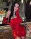 Сукня лакована червона "Спокусниця Марго" XS/S, блискавка на всю довжину позаду SO3915 фото 8