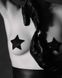 Пестіс - стикини Bijoux Indiscrets - Flash Star Black, наклейки на соски SO2339 фото 1