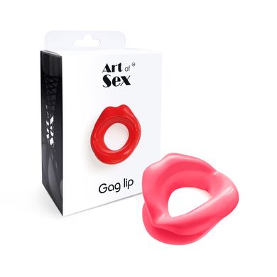 Кляп-расширитель в форме губ Art of Sex – Gag lip, розовый SO6702 фото