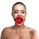Кляп-розширювач у формі губ Art of Sex – Gag Lips, натуральна шкіра SO5148 фото 4