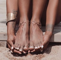 Браслети для ніг Bijoux Indiscrets Magnifique Feet Chain — Gold SO5922 фото
