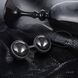 Вагінальні кульки LELO Luna Beads Noir Black, зміщений центр ваги, діаметр 2,9 см, 2х37 г SO8685 фото 1