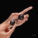 Вагінальні кульки LELO Luna Beads Noir Black, зміщений центр ваги, діаметр 2,9 см, 2х37 г SO8685 фото 5