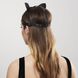 Маска кішечки Bijoux Indiscrets MAZE - Cat Ears Headpiece Black, екошкіра SO2684 фото 10